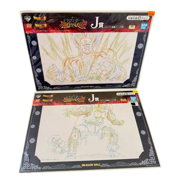 Two Dragon‎ Ball Super Ichiban Kuji Prize Visual Art Sheet Clear File Poster - Picture 1 of 8